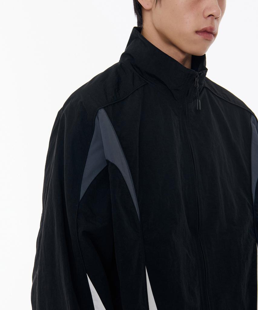 Musinsa Standard Oversized Retro Track Jacket [Black]