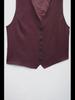 Sleeveless Slim Vest & Wide-Leg Pants Women's Suit