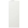 White Triangular Planter 30 X 26 X 75 Cm Steel