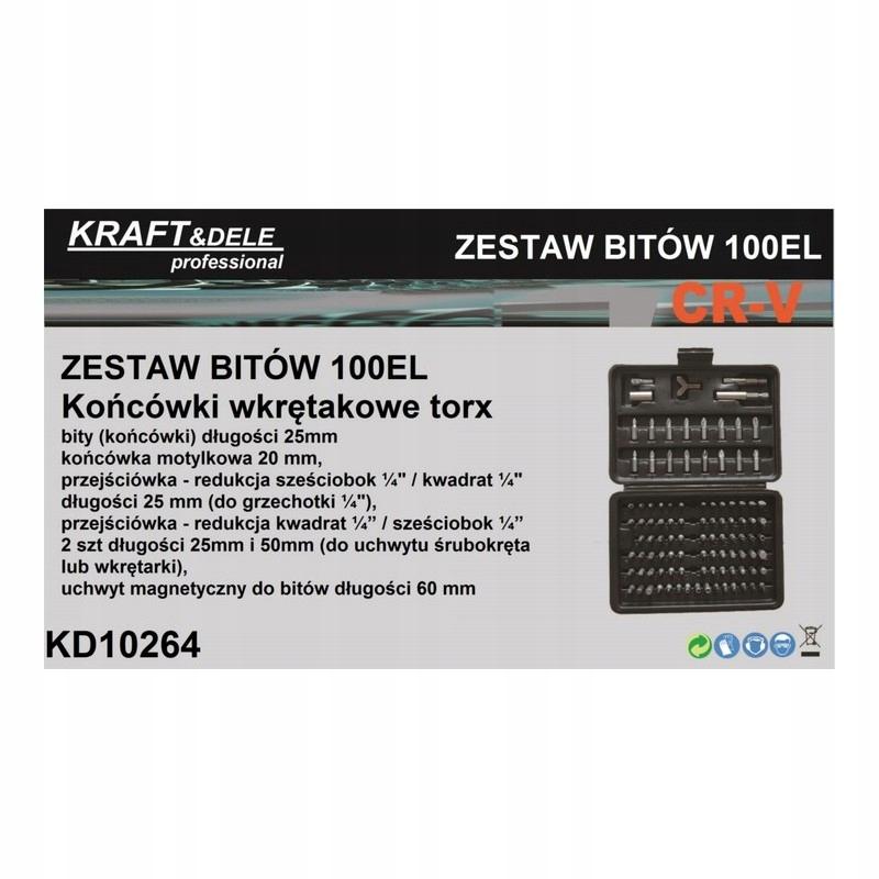 Torx Bit Set 100 Pieces Kd10264