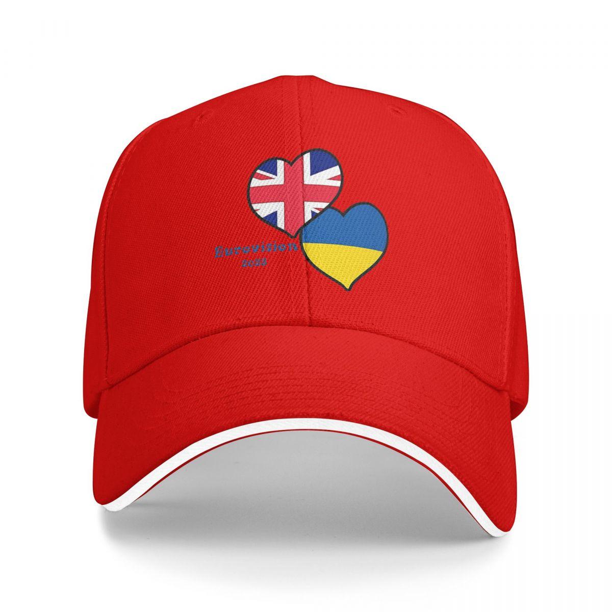 

Логотип конкурса песни Евровидение Бейсболки Snapback Кепки-бейсболки Дышащие Повседневные Кепки для улицы для мужчин и женщин One Size