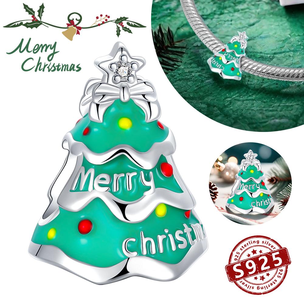 Copper Cute Apple Deer Skewer Decoration Charm Pendant Fit The Brand'S Diy Bracelet Women Christmas Charms For Jewelry Gifts