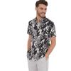 Threadbare Mens Leaf Print Regular Shirt