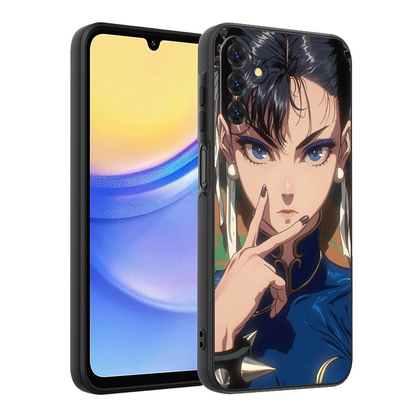 ChunLi S-Street F-FighterS Soft Phone Case for Samsung A17 A37 A57 A16 A26 A36 A56 A15 A25 A35 A55 A14 A24 A34 A54 A13 A23 A33 A