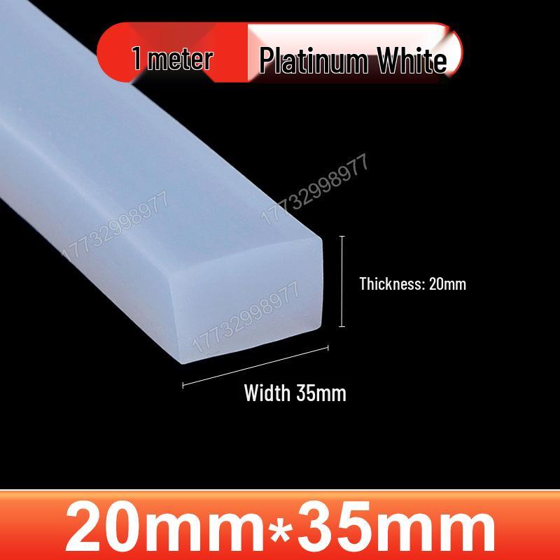 High-Temperature Resistant Transparent Silicone Rubber Sealing Strip