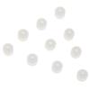 10Pcs Pulley Gear Micro Plastic Wheel White Pulley Wheel Fit Dc Motor Shaft 2Mm Toy Model