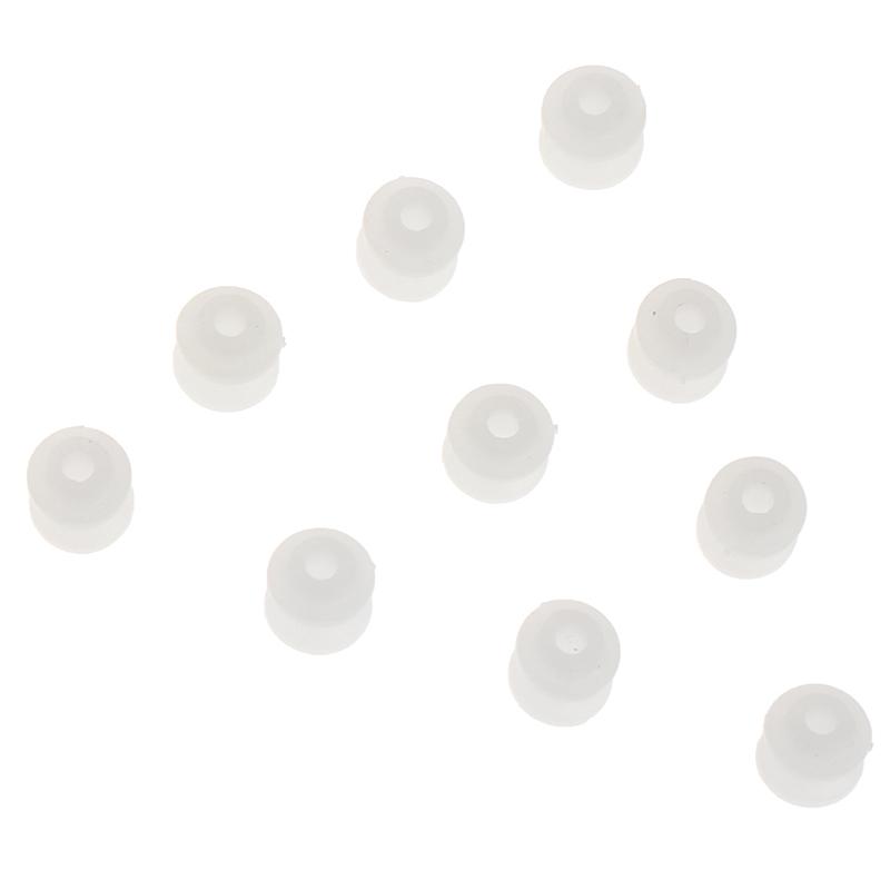 10Pcs Pulley Gear Micro Plastic Wheel White Pulley Wheel Fit Dc Motor Shaft 2Mm Toy Model