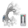 40LED Globe Ball String Lights 6M USB Decorative Hanging Lights with 8?Mode for Indoor Outdoor Warm