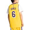 Nike Camiseta de Baloncesto con Estampado de Letras NBA para Niños tops Amarillo DV2384-728