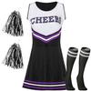 Adult Cheerleader Performance Dress – Sports Cheerleading Uniform – Breathable & Stretchy – Perfect for Football Game Pep Rally