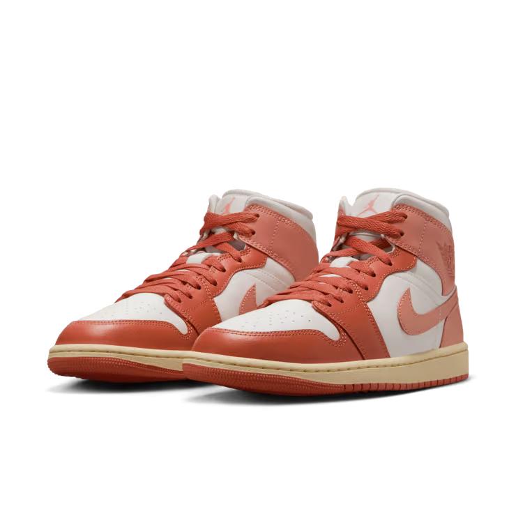 BQ6472-180 Женские Nike Air Jordan 1 Mid Madder Root (Женский) 6W