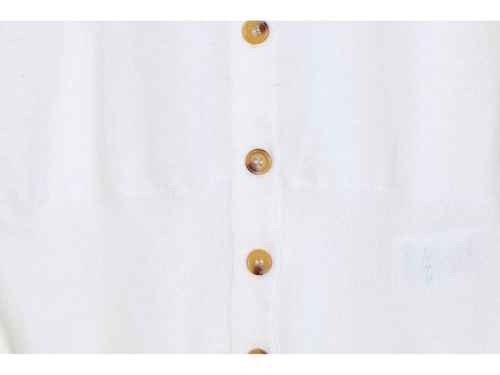 Women's Saturn Embroidery Slim Fit Long Sleeve Linen Cardigan - Versatile Spring/Autumn Knitwear
