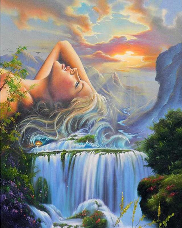 Úplný vrták Diamantový obraz Primitivní náboženský vůdce Ručně vyrobený dárek Diamantové vyšívání Plameňáci Zvířecí křížkový steh Diamantová mozaika Domácí dekorace