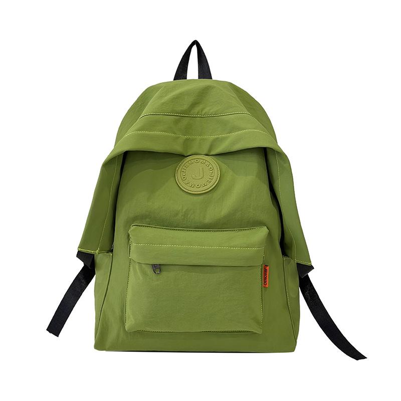 Stylish simple large-capacity couple student schoolbag new junior high school high school student backpack fashion