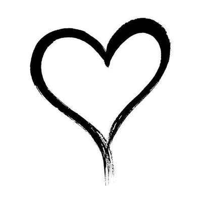 Heart Stamp - ARTEMIO - B - 3.5x2.5 Cm - Multicolor - Mixed - Adult