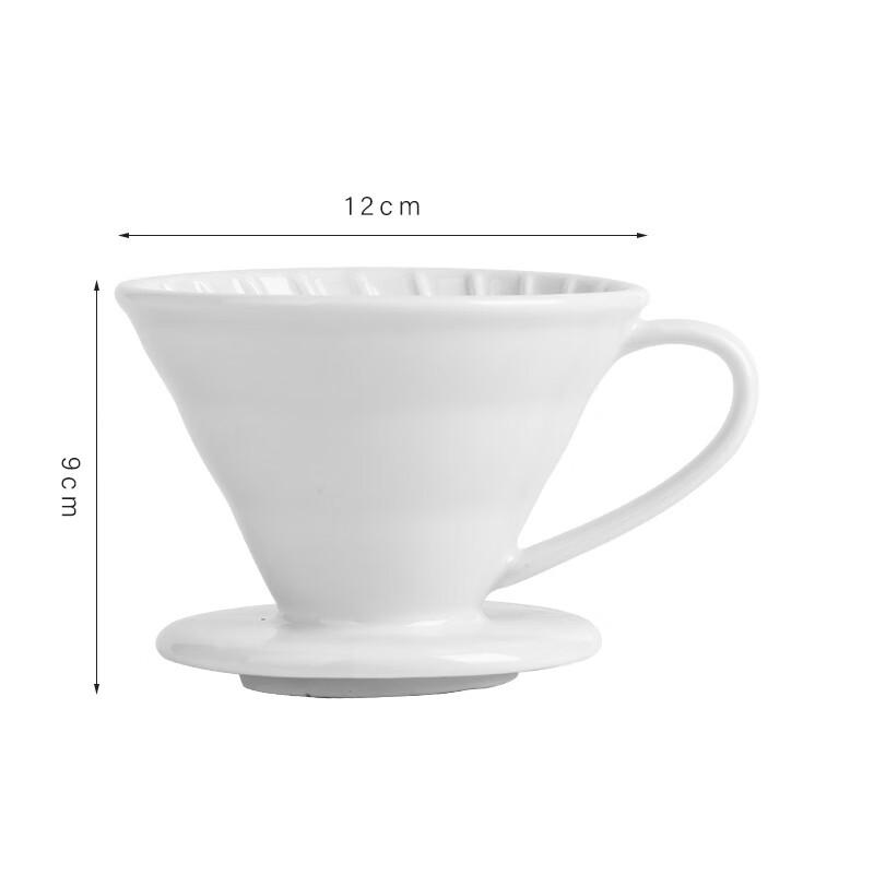 ZISIZ Ceramic Pour Over Coffee Dripper