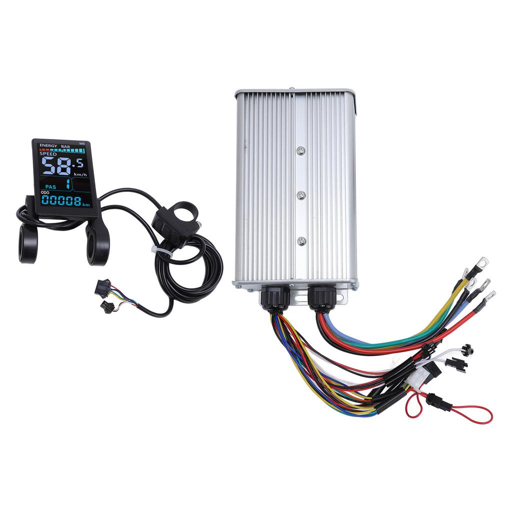 Controller Scuter Electric cu Panou Afișaj LCD 48V 60V 72V 60A Controller Motor Aliaj Aluminiu