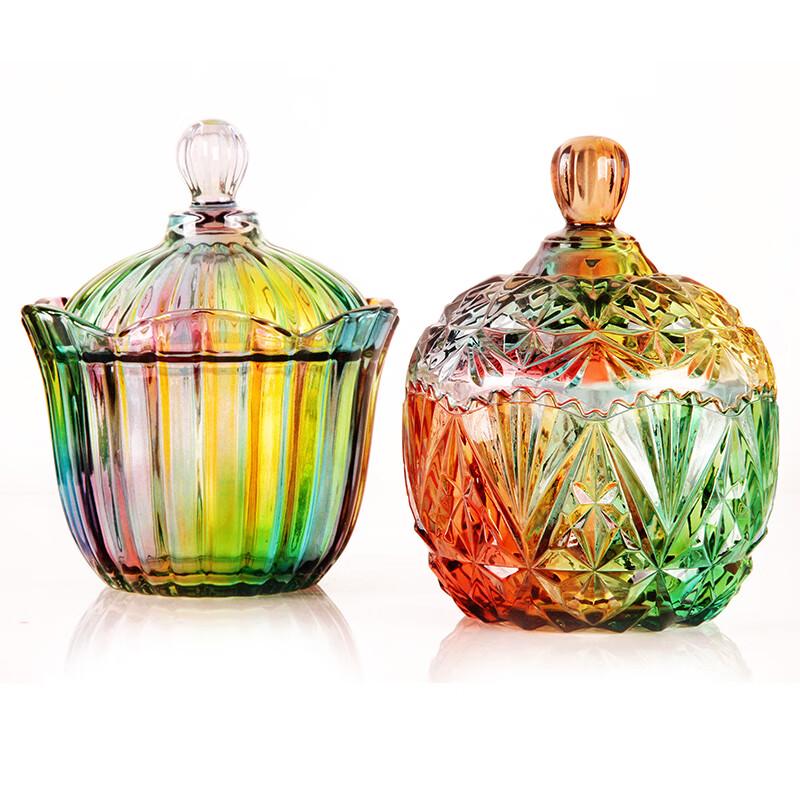 Flavinmci Стеклянная банка для хранения Diamond Crystal