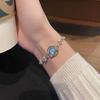 Shiny Blue Crystal Star Bracelet & Bangle for Women 2026 New Designer Luxury Zircon Adjustable Butterfly Bracelets Jewelry Gift