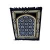 @ Muslim Traditional Velvet Prayer Mat Flower Design Jaanamaz 70x110