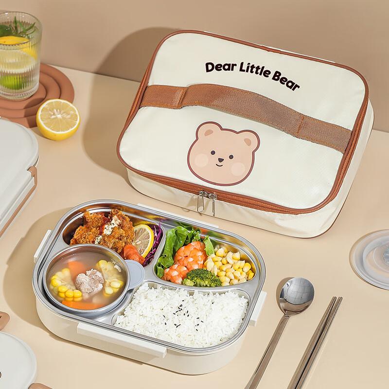 Bären-Design Isolierte Lunchbox aus 304 Edelstahl