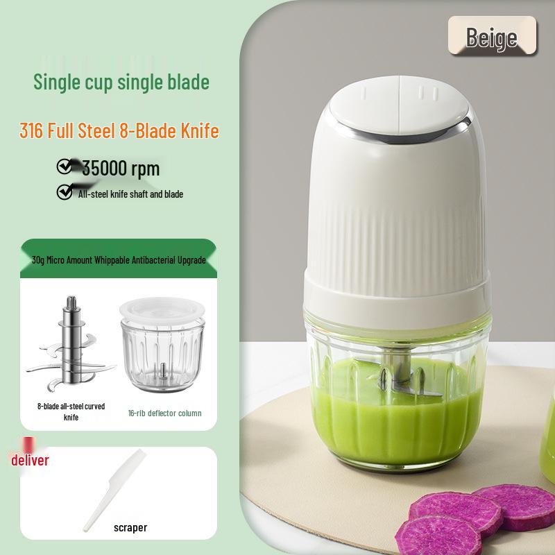 Electric Baby Food Maker: Multifunctional Blender & Mini Meat Grinder for Infants and Toddlers 220V Domestic