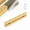 Gold Aluminum Zinc Zinc Alloy Strip Silver Narrow Frame Handle Sliding Door Handle  Ultra Narrow Frame