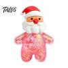 Safe TPR Squeeze Toys Christmas Santa Snowman Stress Ball, Slow Rising Soft Stretchy for Fidget Toy Anxiety Relief, Cute Holiday Decompression Gift