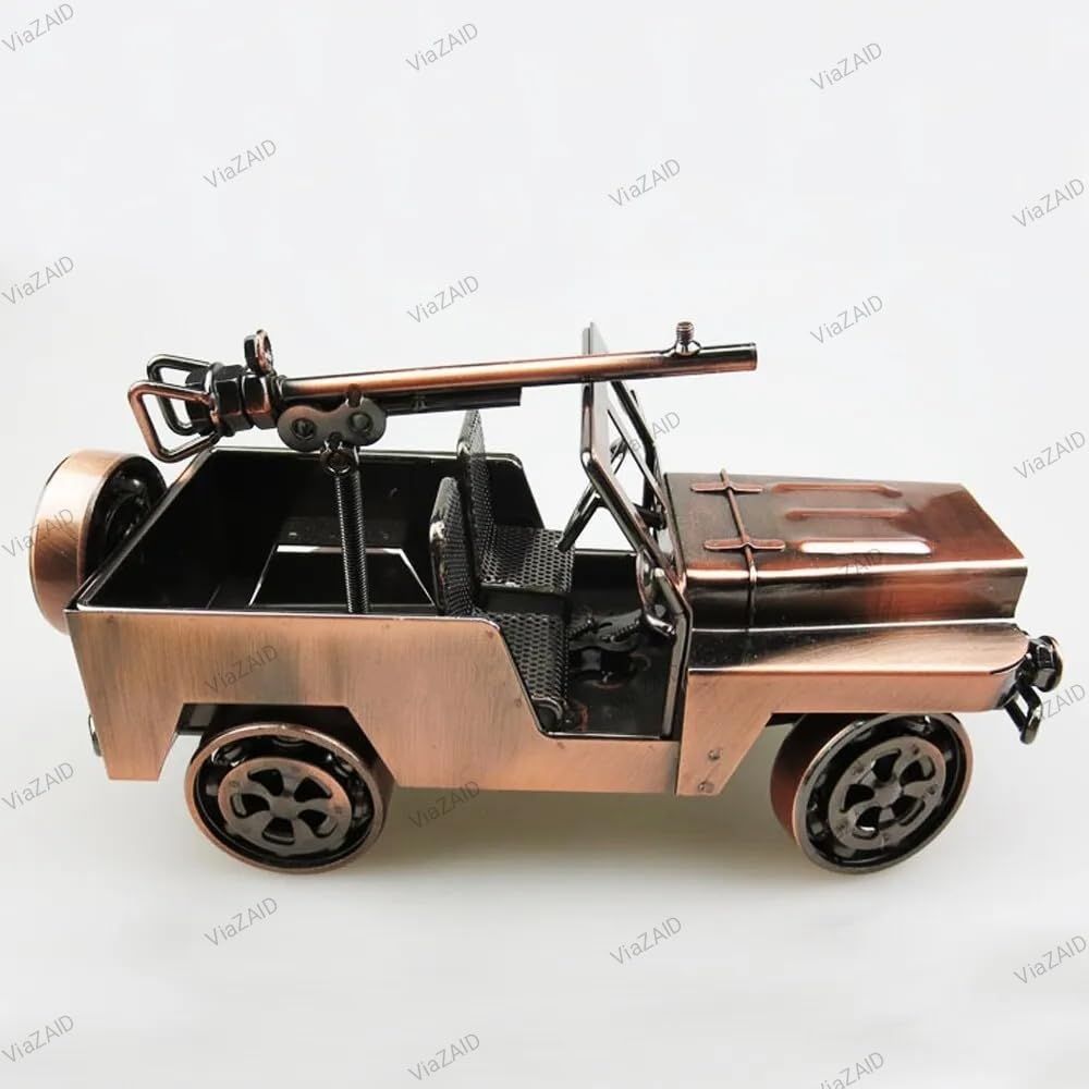 Metal Antique Vintage Car Model Handcrafted Collections Collectible Vehicle Toys for Bar or Home Decor Decoration