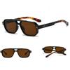 Leopard Print Eyewear Unisex Polarizing Lens Sunglasses Retro Anti-UV Glasses  Summer