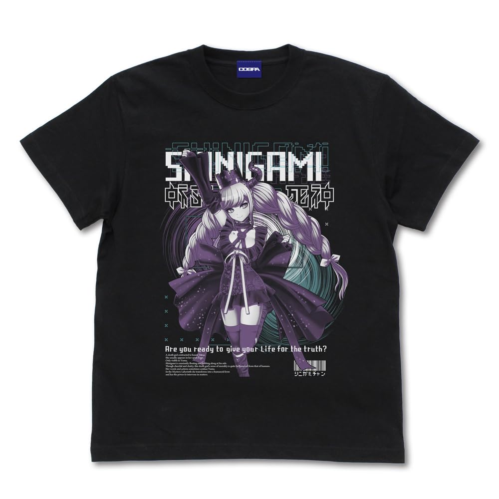 

[Official] COSPA Super Detective Casebook Rain Cord Shinigami-chan T-shirt BLACK L size