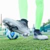 Botas de fútbol para hombre, calcetines elásticos de alta calidad AG, uñas largas, entrenamiento profesional de competición, zapatos de fútbol para niños