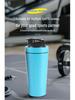 Single-Layer Stainless Steel Shaker Bottle for Protein Shakes and Smoothies - Large Capacity Sports Water Bottle