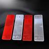 Red and White Warning Signs for Truck Reflector Anti-collision Stickers, Plastic Car Reflector Night Reflector Stickers