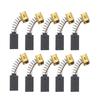 10pcs Carbon Brushes 6.4 X 7.9 X 12.5mm For Black Decker CD105 CD110 CD115 KG900 Angle Grinder Accessories
