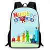 Digitale Bausteine Numberblocks Schultasche Hochauflösend Multifunktional Oxford Leichter Rucksack