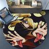 Deidara Akatsuki Outfit,Round Area Rug,Carpet Rug for Living Room Bedroom Sofa Playroom Decor,Non-slip Floor Mat