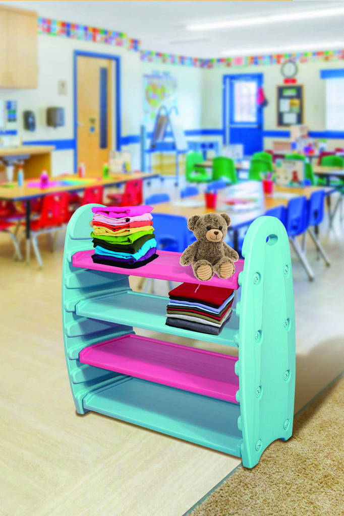 plastic toy rack