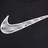 Nike T-Shirt Logo Print Round Neck Short Sleeve Kids tops Black HF8079-010