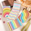 Pcs Rainbow Ins Style Greeting Cards With Envelopes For Birthday Festival
