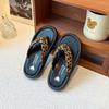 Girls' Fashionable Leopard Print Flip-Flops Summer New Soft Sole Outdoor Boys' Non-Slip Beach Sandals