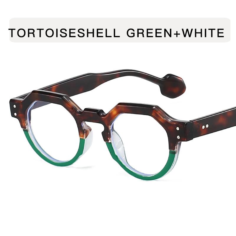 Rivets Decoration Sun Glasses for Men Round Shape Anti-reflective Sunglasses Women Travelling Driving Men Sunglass