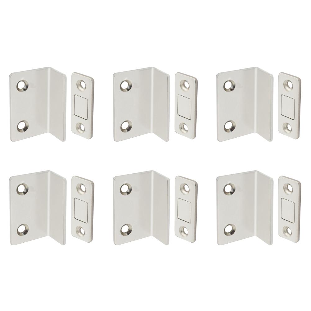 1-10 st Starka Magnetiska Skåplås Magnetiska Dörrstopp Dolda Dörrstängare Med Skruv För Garderob Skåp Möbler Beslag