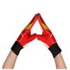 1 pair Cushioning Kids Goalie Gloves Double Sided Latex Goalkeeper Gloves   Play Football