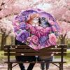 1PC Kittens Flowers Umbrella-8-Rib Reinforced, Automatic Open, Lightweight & Durable, Cute Fashion Accessory for Outdoor-Y0331