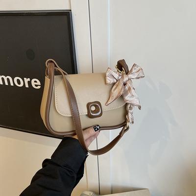 Textured Small Bag New Fashion Women's Bag Summer Popular Messenger Bag One Shoulder Underarm Bag Small Square Bag