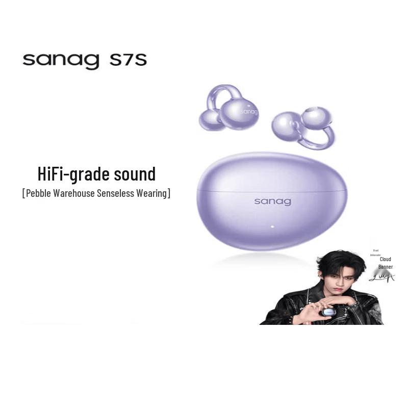 SANAG S7S AI Open-Ear Clip Bluetooth Sports Earbuds