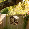 Bird Feeders For Outside Rainproof Large Capacity Feeding Dispenser Hangable Bird Feeder For Patio Lawn Backyard Balcony
