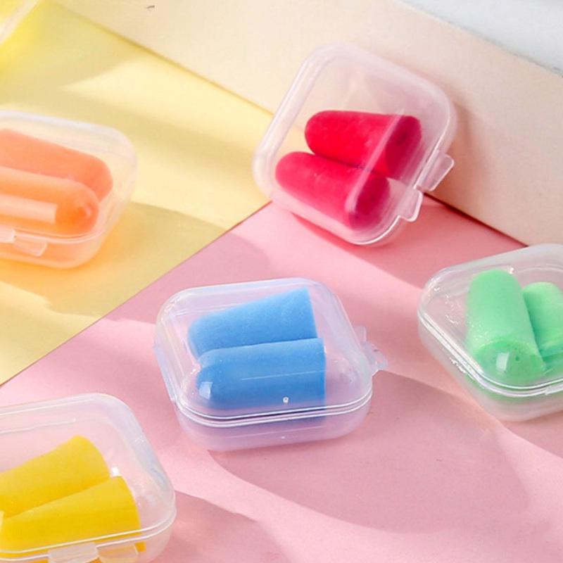 Individually Packaged Disposable Soundproof Sponge Earplugs for Sleep