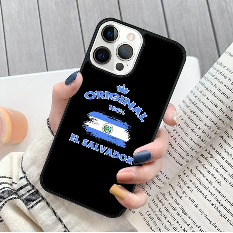 El Salvador National Flag Phone Case For iPhone 17 Air 16 15 14 11 12 13 Pro MAX Plus Cover Shell Coque